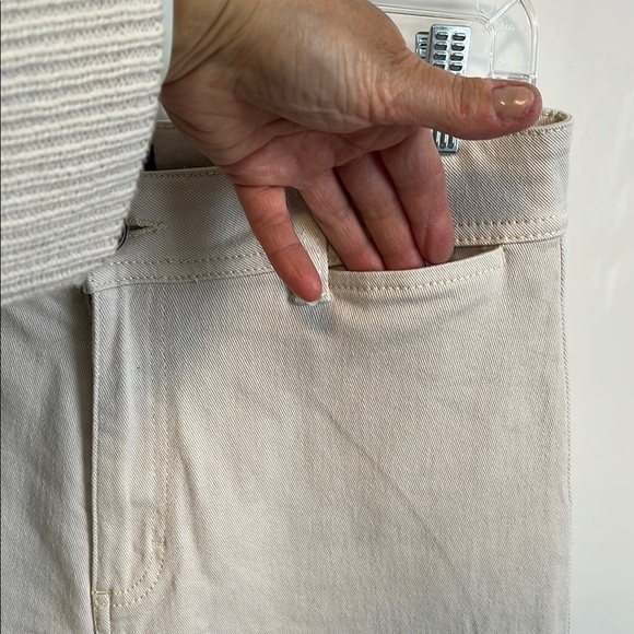 PINK TARTAN Wide Leg Ankle Cotton Pants, Size 8 - Picture 8 of 10